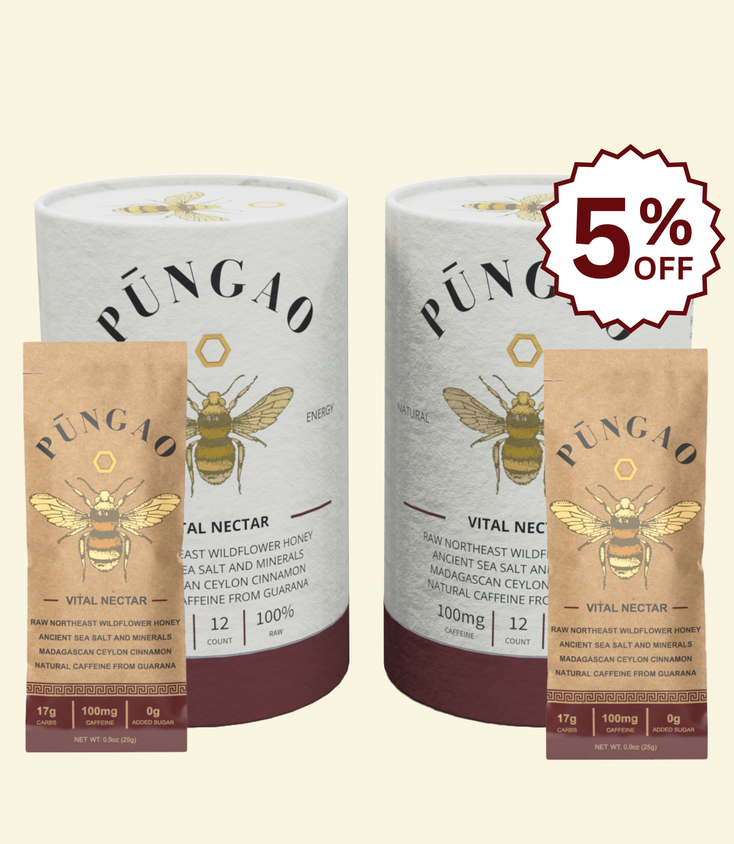 Pungao - Vital Nectar - Raw Honey Pre-Workout
